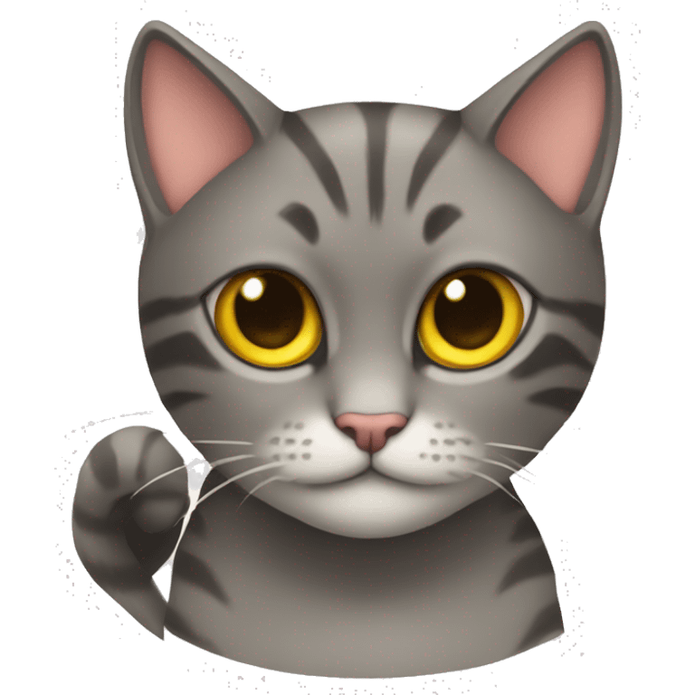 Gato con moño emoji