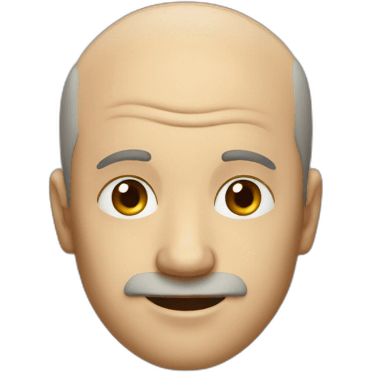 Balding man emoji