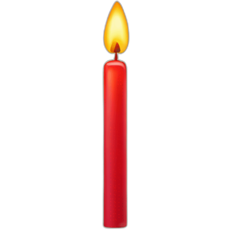 red candle emoji