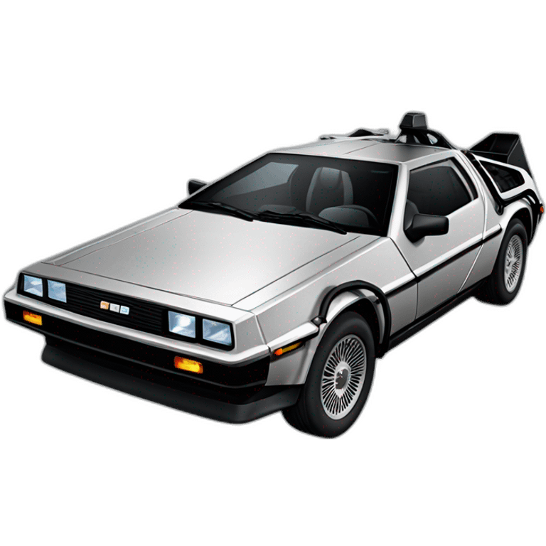 DeLorean porte ouverte emoji