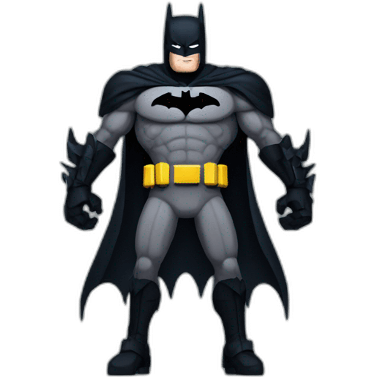 batman in pixel art with 6 arms emoji