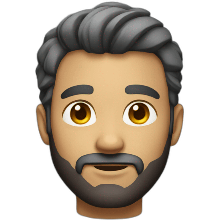 male avatar with light beard emoji