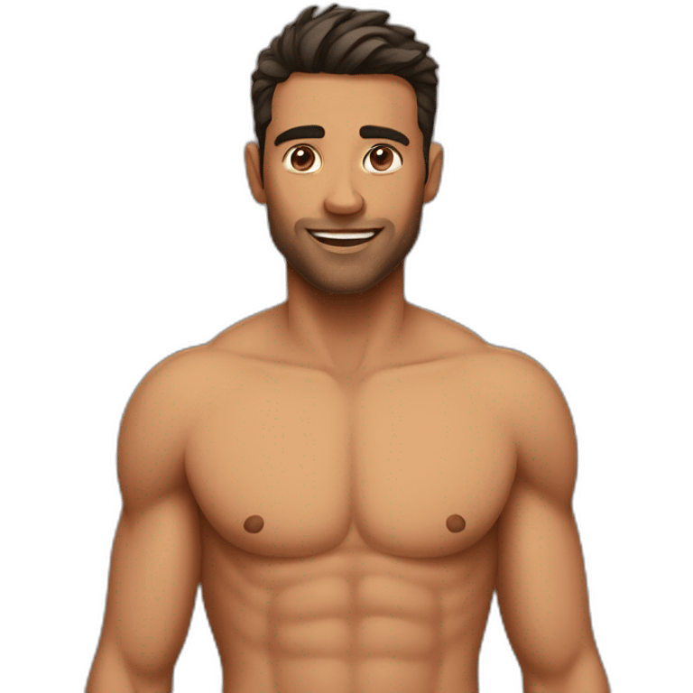 shirtless guy emoji