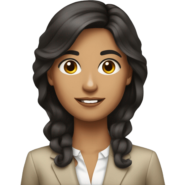 Spanish luxury realtor dark hair tan skin emoji