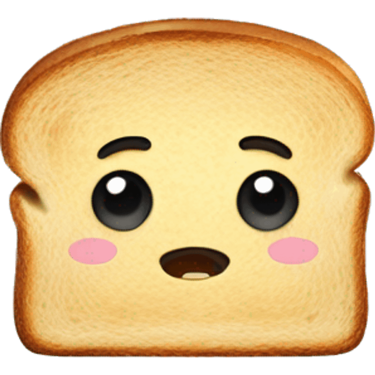 Slice of toast with little feet , running away emoji