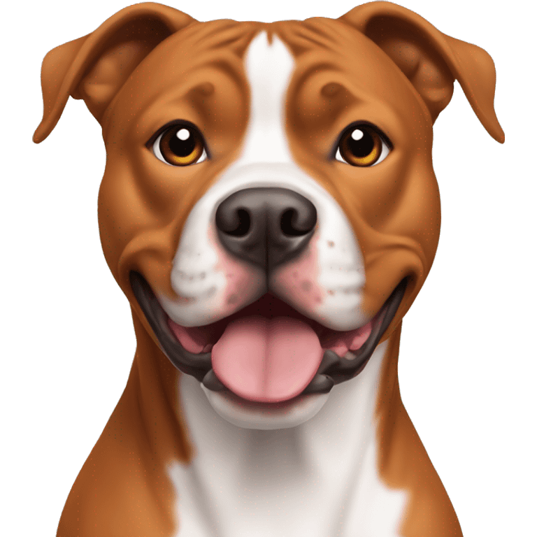 Red American Staffordshire Terrier emoji