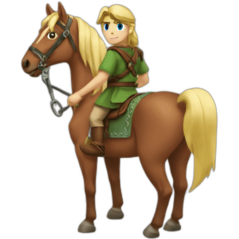 link in horse emoji