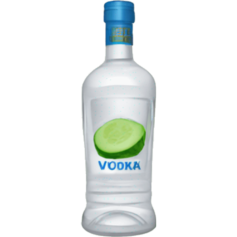 Vodka and cucumber  emoji