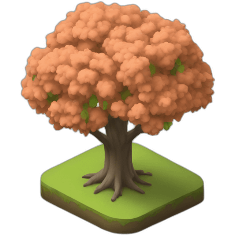 tree isometric emoji