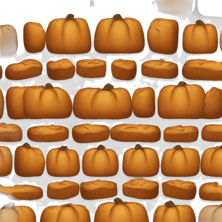 Pumpkin bread emoji