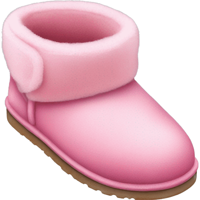 Pink Ugg slippers emoji