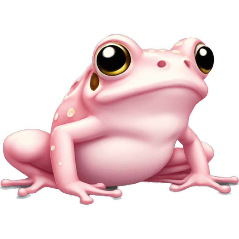 Light pink Fairy frog emoji