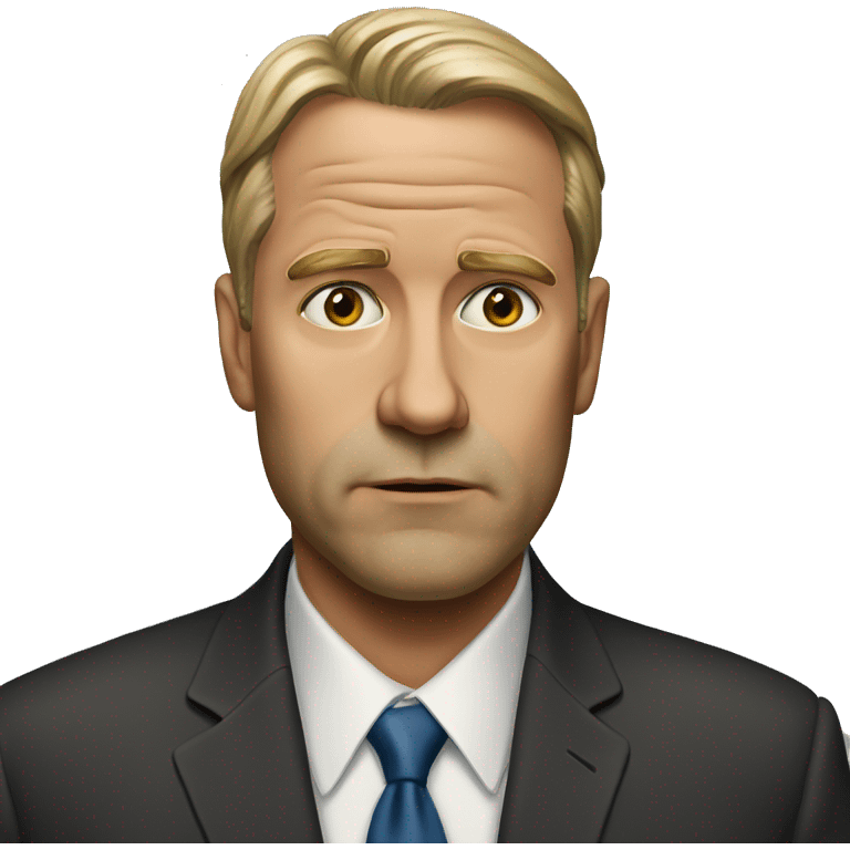 politic photorealistic serious emoji