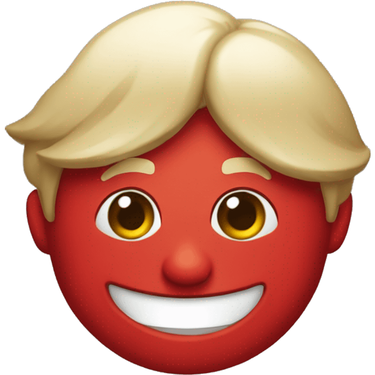 hilo rojo en forma de corzon emoji