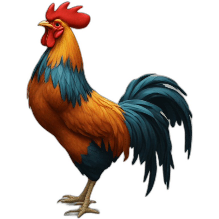 rooster crowing emoji