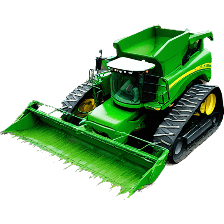 John Deere header bogged  emoji