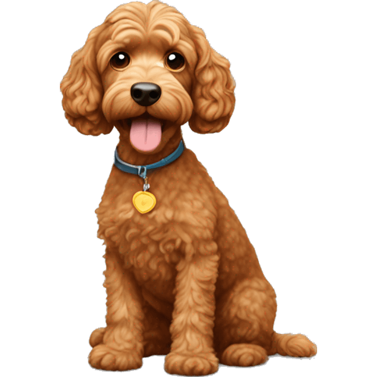 Ginger Cockapoo emoji