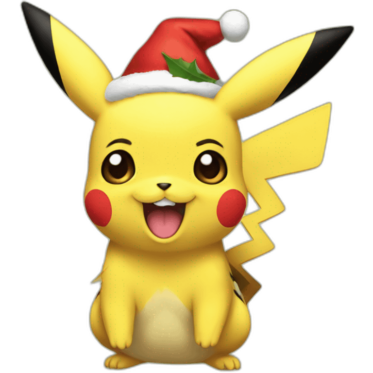 Christmas Pikachu completo emoji