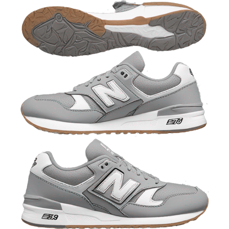 New balance 530 grey emoji