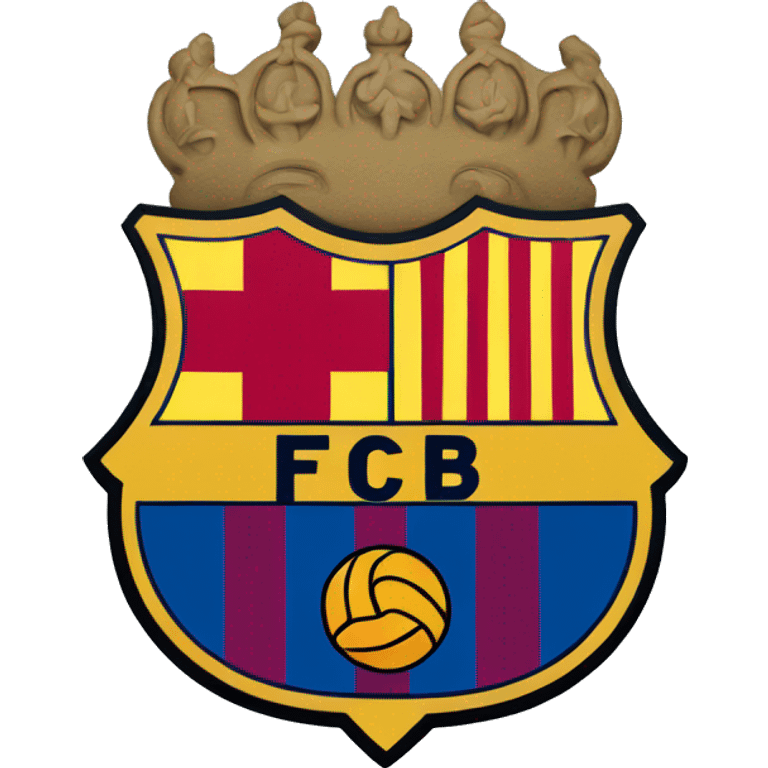 Fc Barcelona logo emoji