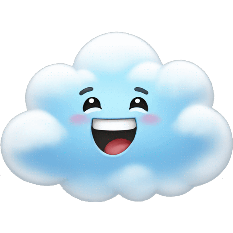 happy cloud emoji