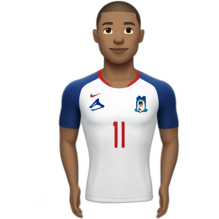 Mbappé maillot de la france emoji