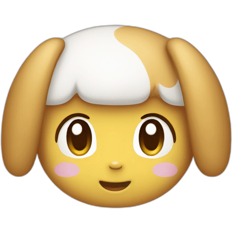 My Melody Neutral Face emoji