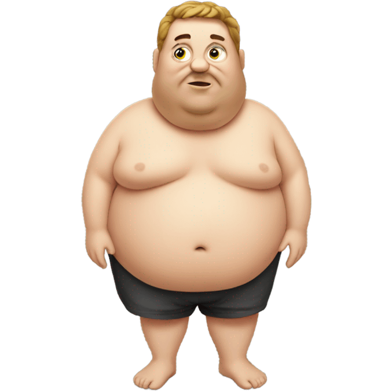 Fat person emoji