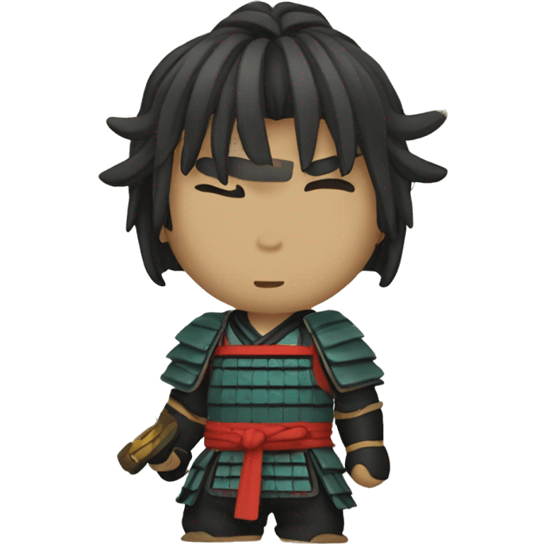 Samurai reverencia emoji