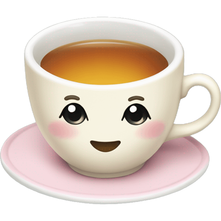 Cute Cottagecore tea cup emoji