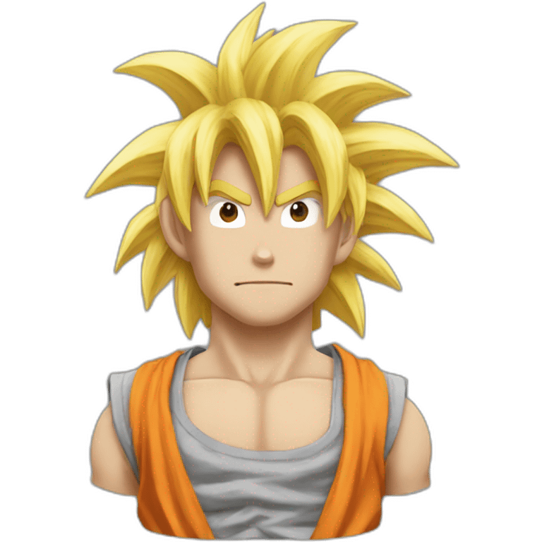 Goku long hair emoji