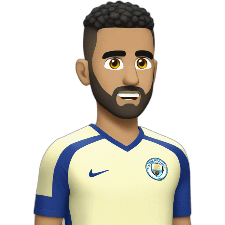 Mahrez entrain de fumer emoji