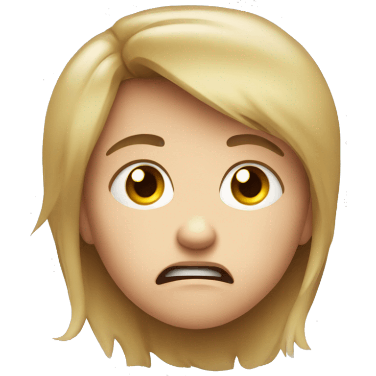 the child is angry emoji