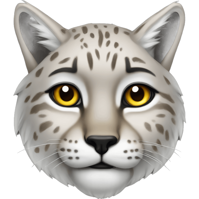 Calm free lynx emoji