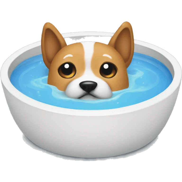 dog bowl with water emoji