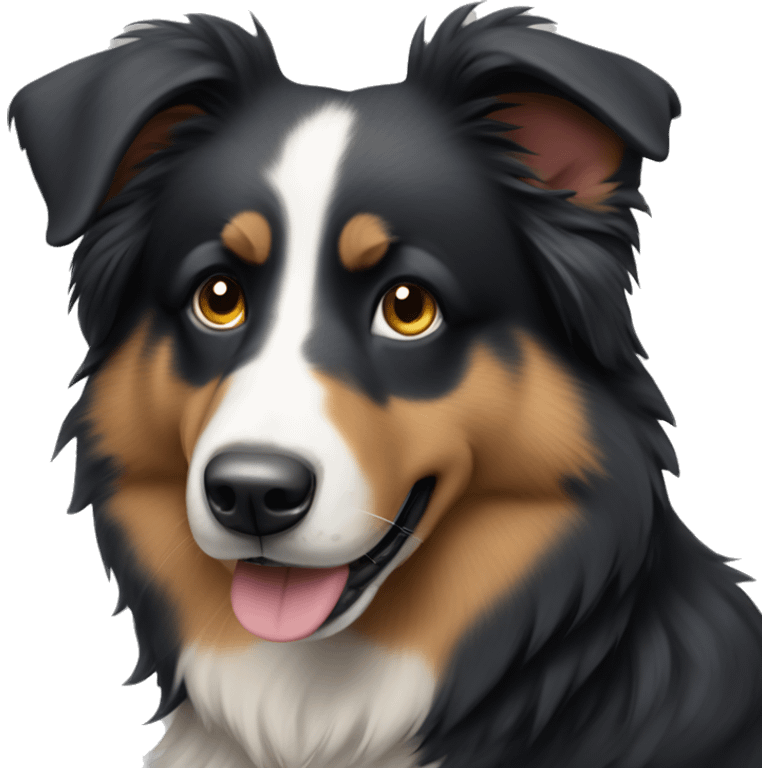 Australian sheppard mirlo emoji