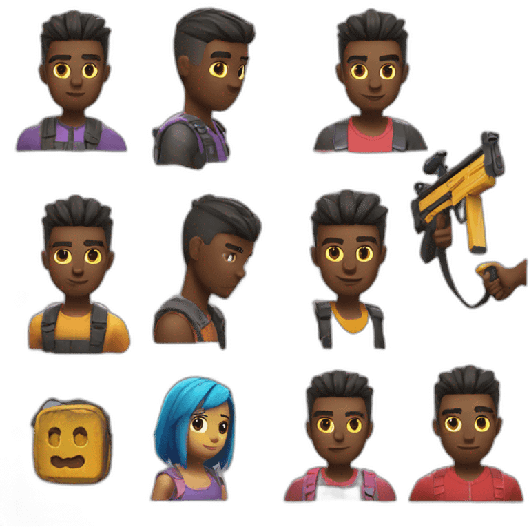 Youtube top 1 fornite emoji