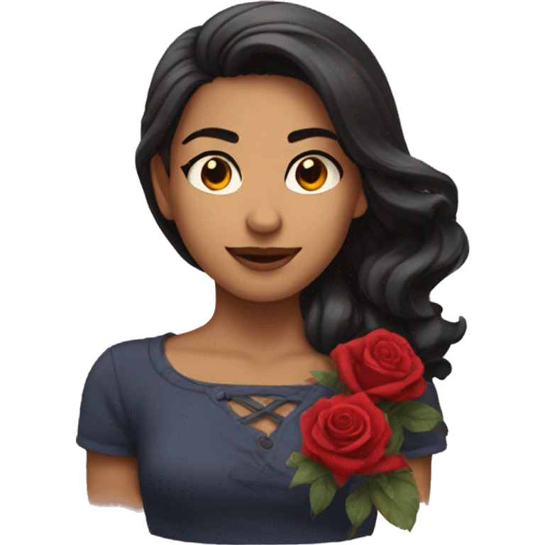 Rosas rojas  emoji