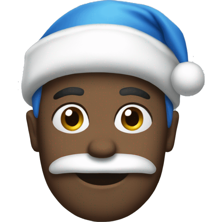 Blue Christmas emoji