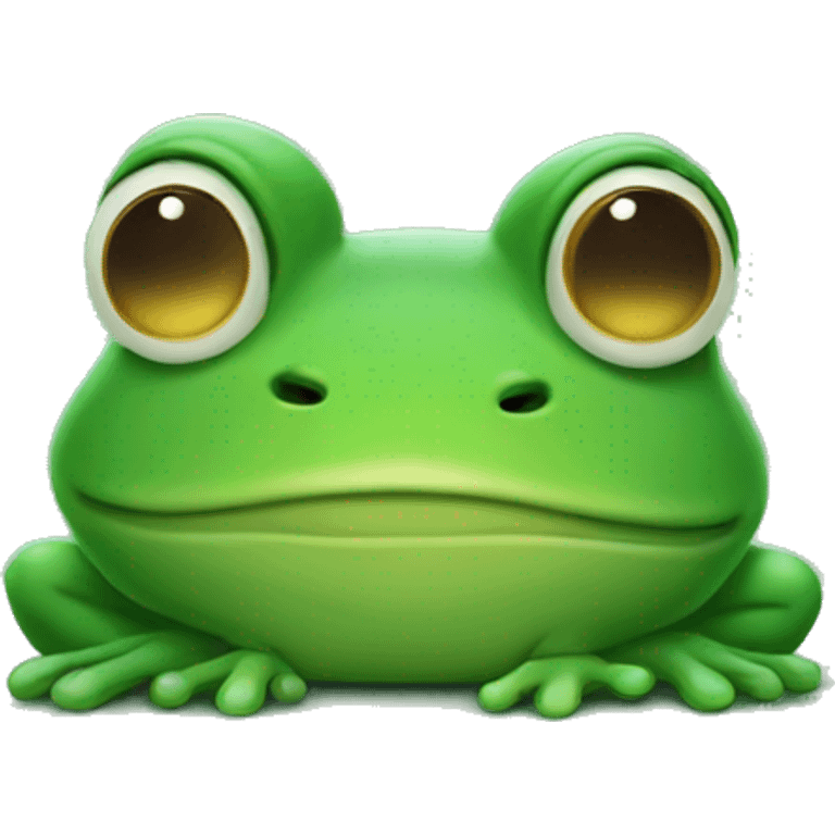 sad waiting frog emoji