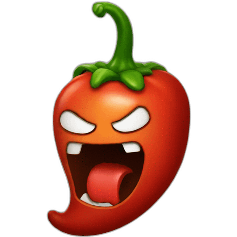 angry chilli emoji