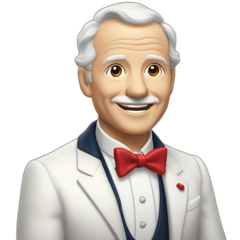 jenkins-a-gray-haired-balding-elder-butler-wearning-navy-blue-dinner-jacket-with-red-bow-tie-smiling-without-glasses emoji