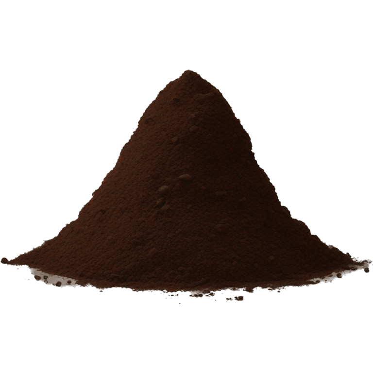 pile of coffee grounds emoji