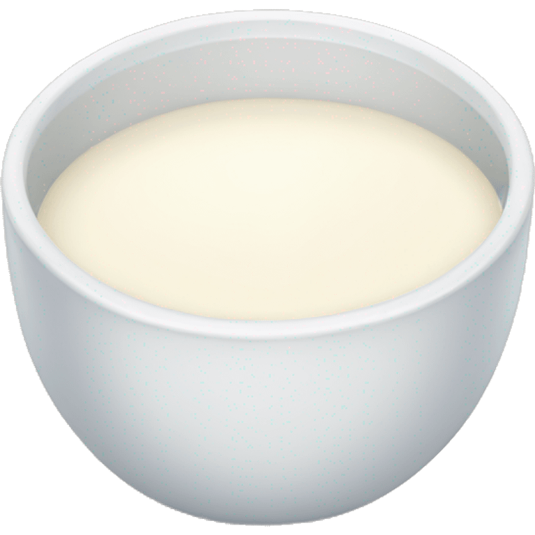 Bowl of milk emoji