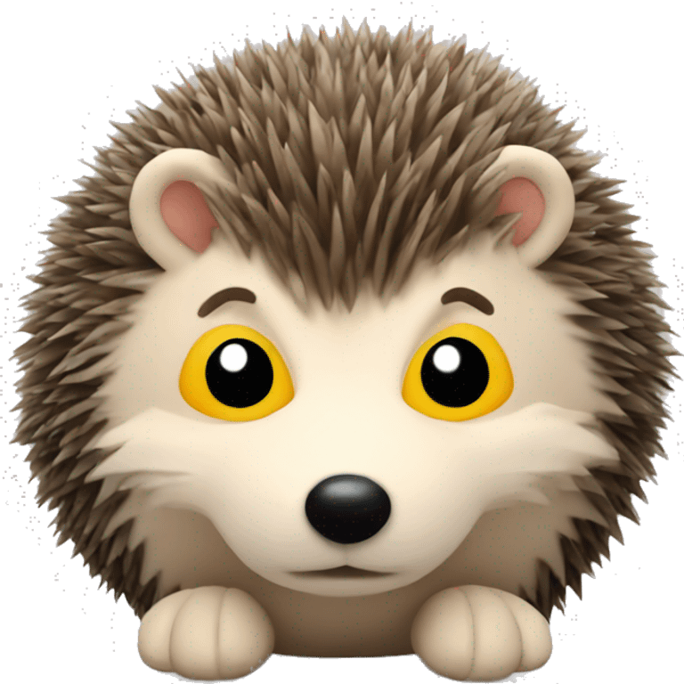 Hedgehog plushie emoji