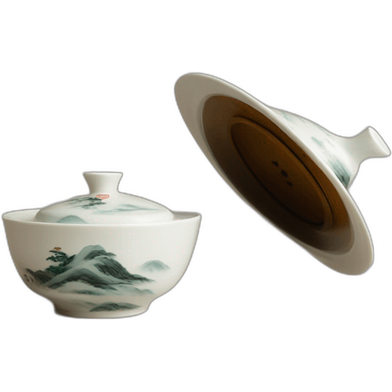 Gaiwan with lid emoji