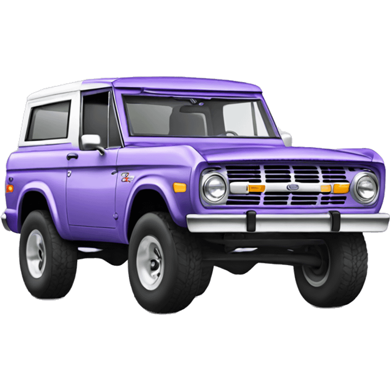 Lavender ford bronco emoji