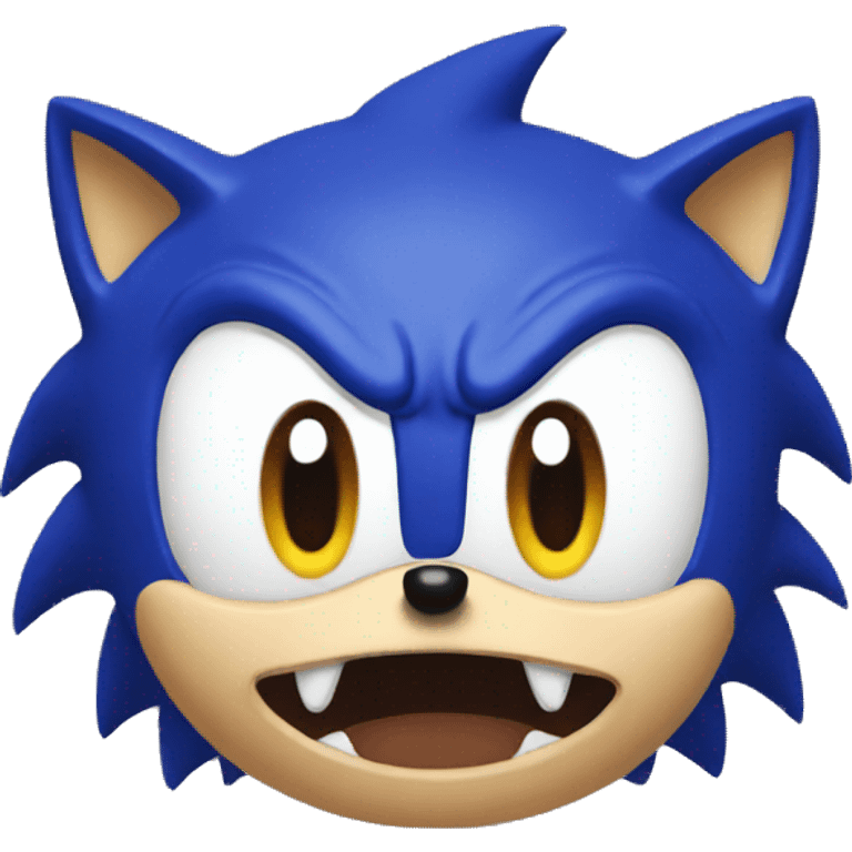 Creepy Sonic emoji