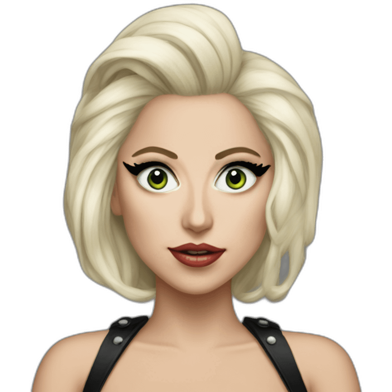 Lady Gaga during Born This Way  emoji