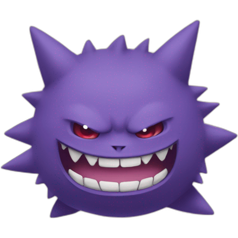 Gengar Pokémon work out emoji